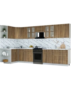 Кухонный гарнитур Интерлиния Мила Шато 1.5x3.6 LV