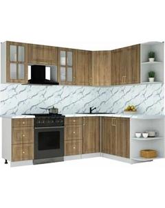 Кухонный гарнитур Интерлиния Мила Шато 1.7x2.4 PR