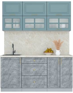 Кухонный гарнитур Интерлиния Мила Шато 1.7Б