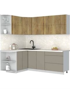 Кухонный гарнитур Интерлиния Мила Матте 1.5x2.2 А