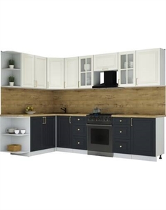 Кухонный гарнитур Интерлиния Мила Шато 1.7x2.9 LV