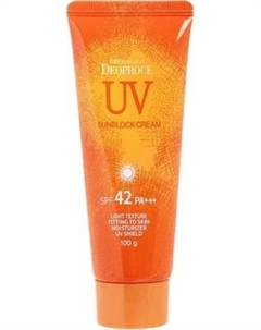 Крем солнцезащитный Premium UV Sunblock Cream SPF42 PA++ Deoproce