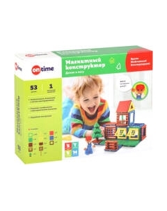 Конструктор магнитный On Time Домик в лесу / 45050 On time