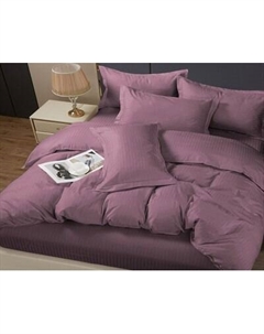 Комплект постельного белья №1x1 17-1610 Темная орхидея 2сп с европростыней Pandora