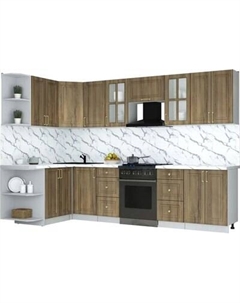 Кухонный гарнитур Интерлиния Мила Шато 1.5x3.0 LV