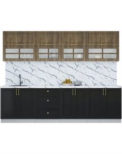 Кухонный гарнитур Интерлиния Мила Шато 2.8Б