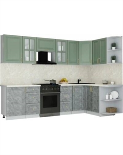Кухонный гарнитур Интерлиния Мила Шато 1.5x2.9 PR