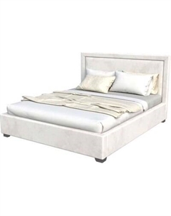 Двуспальная кровать Elmax Альба 180x200 с ПМ Газ-лифт Континентальная рама