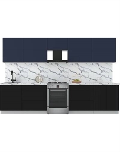 Кухонный гарнитур Интерлиния Мила Матте 3.3 Б