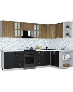 Кухонный гарнитур Интерлиния Мила Шато 1.5x2.9 PR