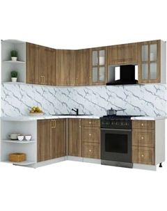 Кухонный гарнитур Интерлиния Мила Шато 1.7x2.3 LV