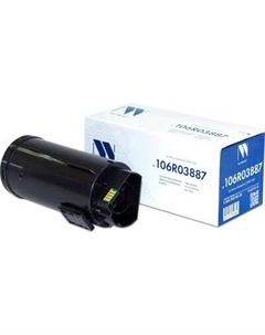 Тонер-картридж NV-106R03887Bk Nv print