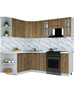 Кухонный гарнитур Интерлиния Мила Шато 1.7x2.2 LV