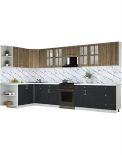 Кухонный гарнитур Интерлиния Мила Шато 1.7x3.7 LV