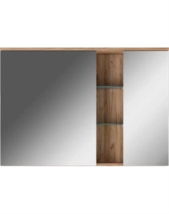 Шкаф с зеркалом для ванной Домино Fortuna 100 / DF3107HZ