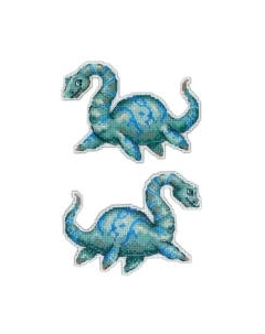 Набор для вышивания Динозавры. Плезиозавр / Р-301М М.п.студия