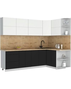 Кухонный гарнитур Интерлиния Мила Матте 1.5x2.6 А PR