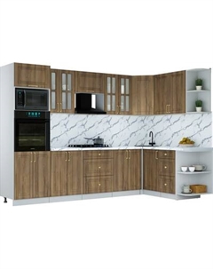 Кухонный гарнитур Интерлиния Мила Шато 1.68x3.0 ВТ PR