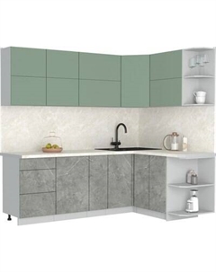 Кухонный гарнитур Интерлиния Мила Матте 1.5x2.3 А PR