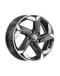 Литой диск КС979 Karoq 16x6" 5x112мм DIA 57.1мм ET 43мм Алмаз черный K&k