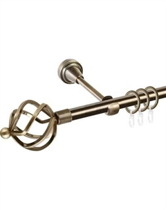 Карниз для штор АС ФОРОС Prime D16Г + наконечники Булава Ас форос