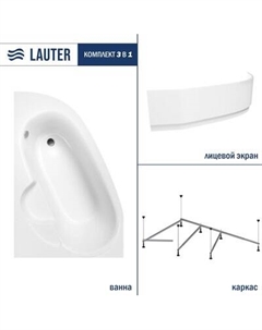 Ванна акриловая Lauter Valencia 150x100 / 2102150L