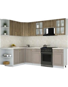 Кухонный гарнитур Интерлиния Мила Шато 1.7x2.6 LV