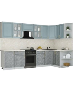 Кухонный гарнитур Интерлиния Мила Шато 1.5x3.1 PR