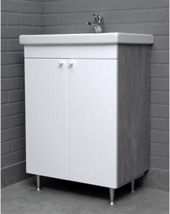 Тумба под умывальник Айсберг Фостер 60 Промо без ящика DP2618T