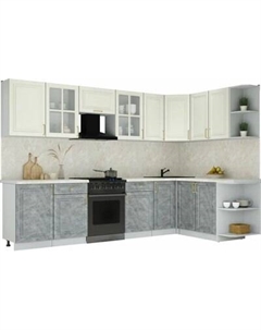 Кухонный гарнитур Интерлиния Мила Шато 1.7x3.1 PR