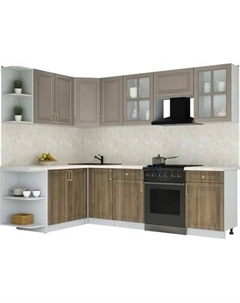 Кухонный гарнитур Интерлиния Мила Шато 1.7x2.6 LV