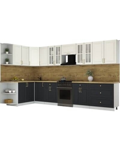 Кухонный гарнитур Интерлиния Мила Шато 1.7x3.6 LV