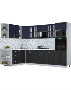 Кухонный гарнитур Интерлиния Мила Шато 1.88x3.0 ВТ LV