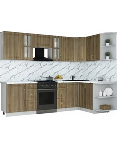 Кухонный гарнитур Интерлиния Мила Шато 1.5x2.7 PR