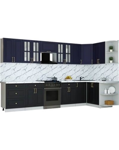 Кухонный гарнитур Интерлиния Мила Шато 1.5x3.4 PR