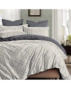 Комплект постельного белья Alleri Сатин Premium 1.5сп / СП-310