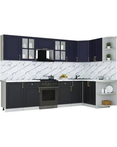 Кухонный гарнитур Интерлиния Мила Шато 1.5x3.1 PR