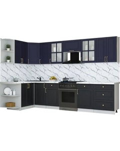 Кухонный гарнитур Интерлиния Мила Шато 1.5x3.2 LV