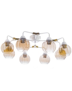 Светильник подвесной (M) 8х60Вт Е27 белый НПБ 02-8х60-105 C1228/8 Aitin-pro