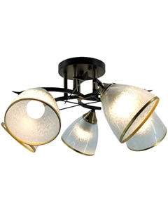 Светильник подвесной (CL) НПБ 02-5x60-101 6051/5 5х60Вт Е27 черн. Aitin-pro