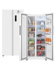 Холодильник Weissgauf WSBS 500 Inverter NoFrost White Weissgauff
