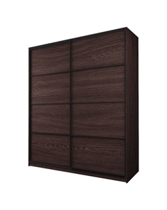 Шкаф-купе Max-МШ-23-6-22/2-11, 2200×600×2300 мм, цвет венге Аллоджио