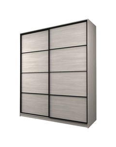 Шкаф-купе Max-МШ-23-6-22/2-11, 2200×600×2300 мм, цвет ясень шимо светлый Аллоджио