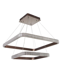 Люстра с ПДУ 1509/2CF LED 90 Вт 3000-6000К кофе 60×60×104 см Bayerlux