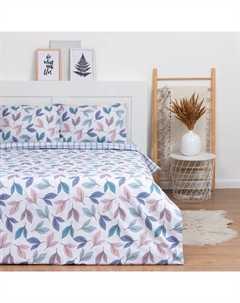 Постельное бельё 2сп «Шелест листвы» 175х215 см, 200х225 см, 50х70 см-2шт,100%хлопок,сатин,125г/м Lovelife