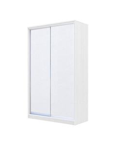 Шкаф-купе Хит-22-15-88, 1500×620×2200 мм, матовое стекло, цвет белый шагрень Аллоджио