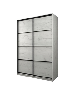 Шкаф-купе Max-МШ-23-6-18-11, 1800×600×2300 мм, цвет дуб крафт белый Аллоджио