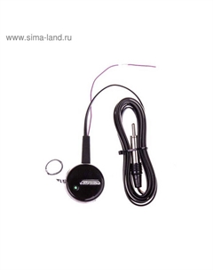 Антенна автомобильная ALPHA FM, круглая, тонкое полотно, черный, S00203003 Skyway