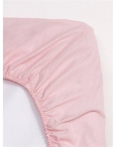 Простыня на резинке 1.5-спальная «», 160×200+25 см, розовая, поплин Этель