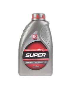 Моторное масло Супер 5W-40, API SG/CD, полусинтетическое, 1 л 3471798 Лукойл